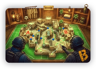 Tactical Board Case case cs go