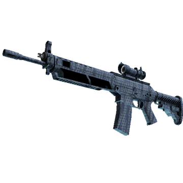 SG 553 | Waves Perforated cs go skin