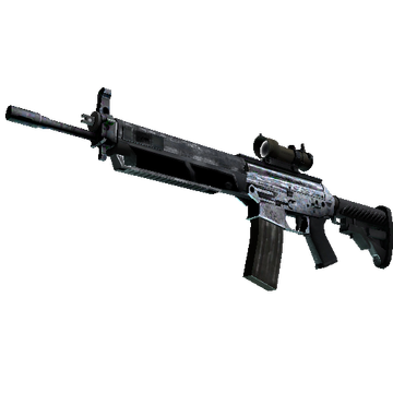 SG 553 | Damascus Steel cs go skin
