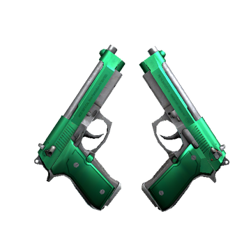Dual Berettas | Emerald cs go skin