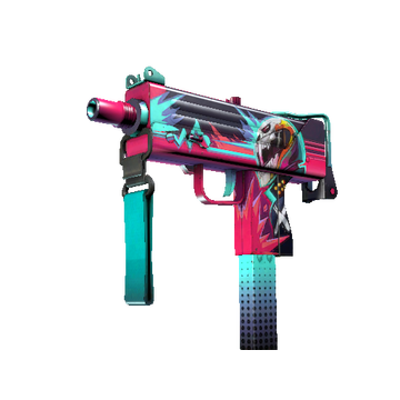 MAC-10 | Neon Rider cs go skin