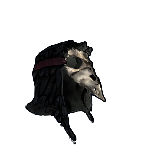 Raven Deer Skull Mask
