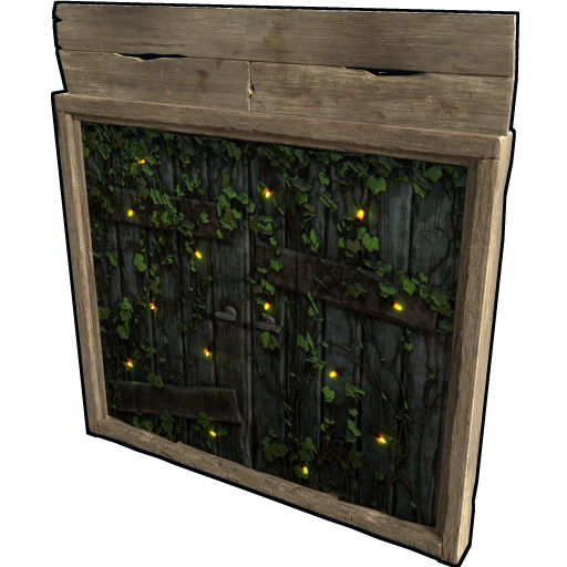 Fireflies Double Wooden Doors