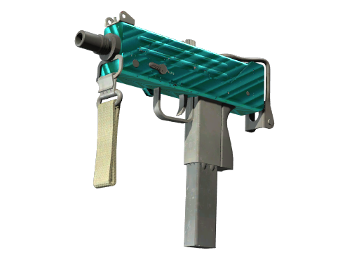 MAC-10 | Malachite (Well-Worn)